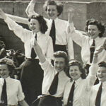 An informal group of members of the Women's Royal Australian Naval Service (WRANS)