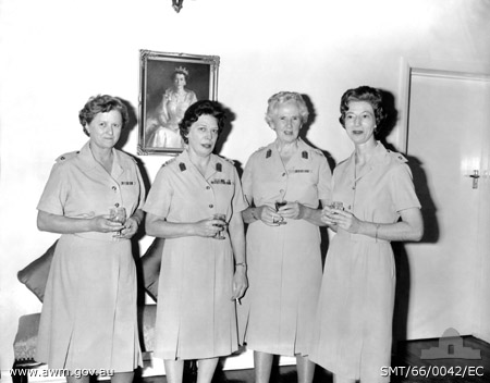 Women's Royal Australian Army Corps (WRAAC) officers