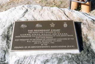 Friendship Court Plaque