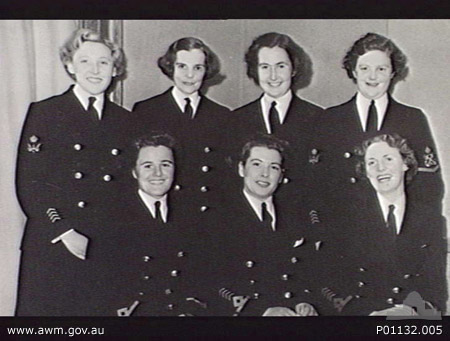 Senior WRANS from HMAS Harman