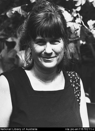 Portrait of Suzanne Edgar taken at Adelaide Festival 1990