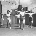 Women's class at the Bjelke-Petersen School of Physical Culture