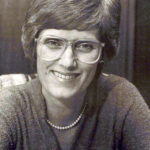 Photograph of Frederika Steen, head of the Women's Desk, Department of Immigration and Ethinic Affairs, 1984-7