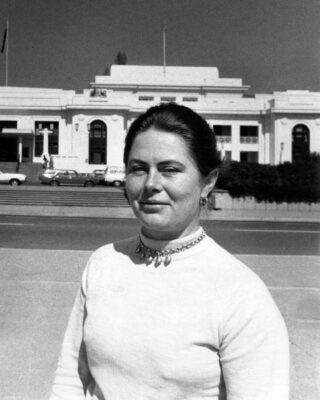 Gay Davidson at Old Parliament House