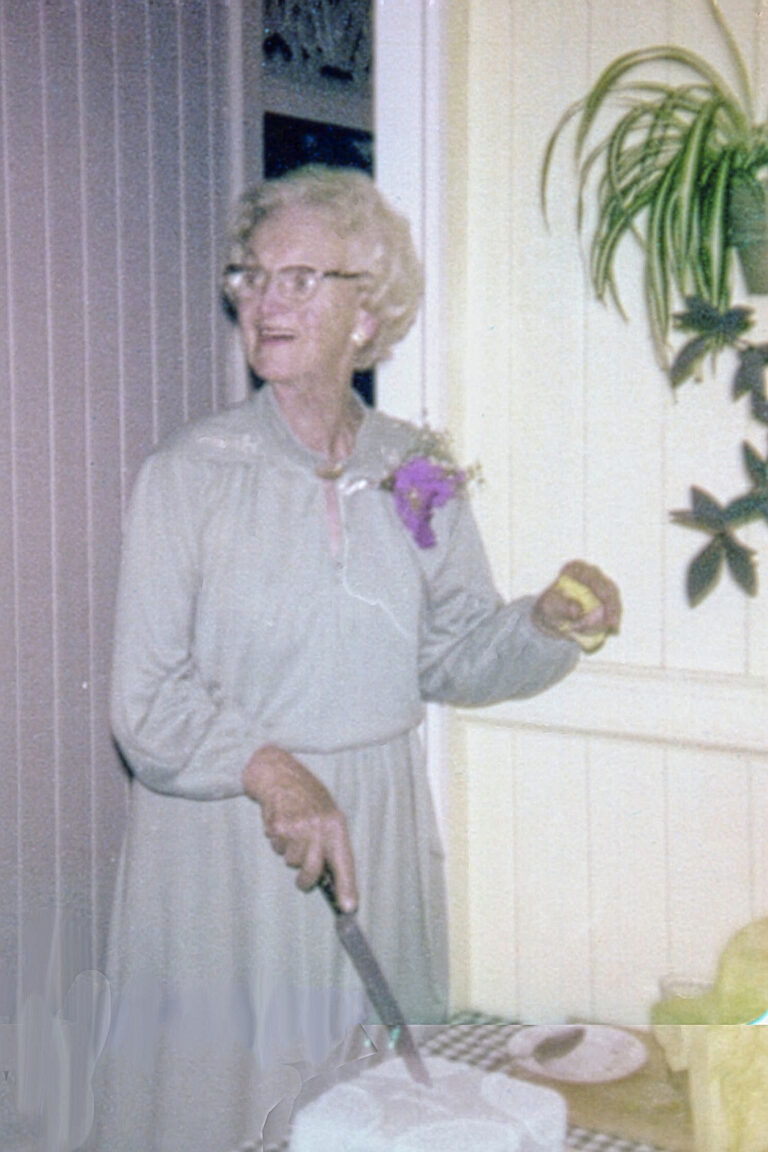 Jessie Hockings celebrating on the day she was awarded a BEM