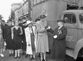 NCW Victoria presents a mobile unit to the Australian Comforts Fund, 1943
