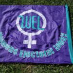 WEL banner made by WEL-ACT member Julie McCarron-Benson
