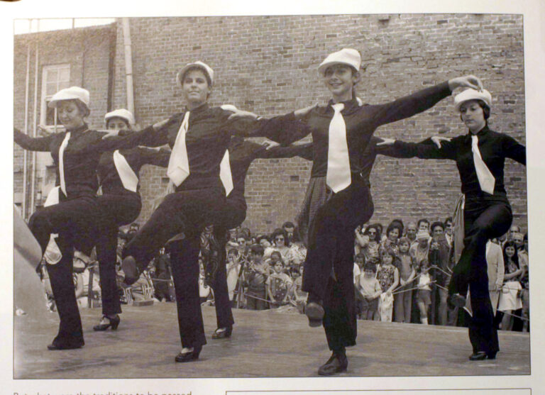 Young Greek Girls Dancing